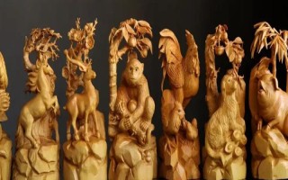 真假黃楊木雕如何鑒別，可以從色澤和包漿來辨別